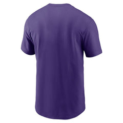 Minnesota Vikings Primetime Wordmark Essential T-Shirt Purple