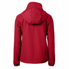 New York Mets Cutter & Buck Women's Charter Eco Recycled Full-Zip Jacket - Red Jackets