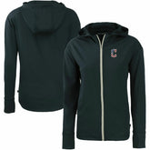 Cleveland Guardians Cutter & Buck Women's Daybreak Eco Recycled Full-Zip Hoodie - Navy Hoodies