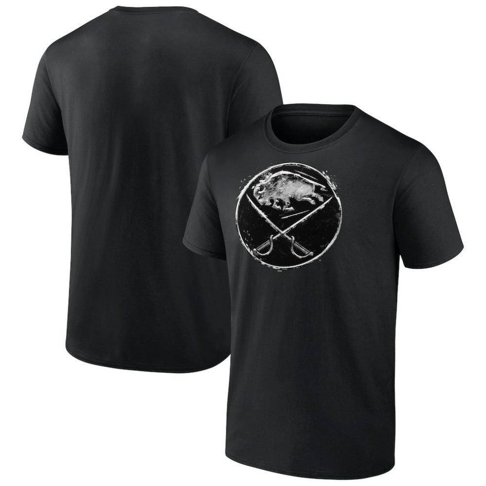 NHL Buffalo Sabres Iced Out T-Shirt - Black