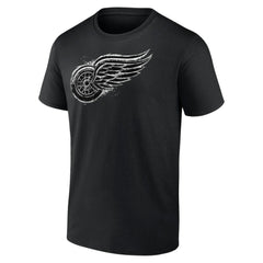 NHL Detroit Red Wings Iced Out T-Shirt - Black