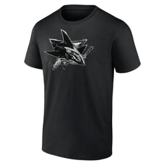 NHL San Jose Sharks Iced Out T-Shirt - Black