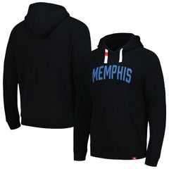 Memphis Grizzlies Sportiqe Unisex Chenille Olsen Tri-Blend Pullover Hoodie Black