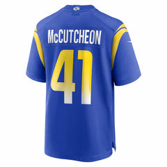 NFL Cameron McCutcheon Los Angeles Rams Game Jersey - Royal
