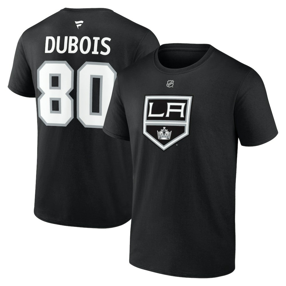 NHL Pierre-Luc Dubois Los Angeles Kings Fanatics Authentic Stack Name & Number T-Shirt - Black
