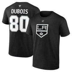 NHL Pierre-Luc Dubois Los Angeles Kings Fanatics Authentic Stack Name & Number T-Shirt - Black