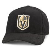 NHL Vegas Golden Knights American Needle Corduroy Chain Stitch Adjustable Hat - Black