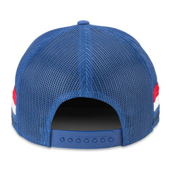 NHL New York Rangers American Needle HotFoot Stripes Trucker Adjustable Hat - Blue