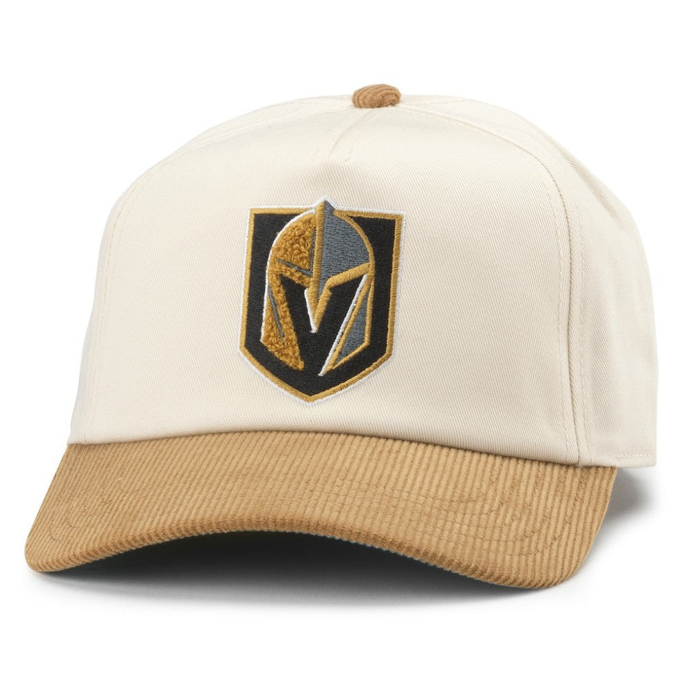 NHL Vegas Golden Knights American Needle Burnett Adjustable Hat - White/Gold