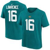 Trevor Lawrence Jacksonville Jaguars Preschool Player Name & Number T-Shirt Teal