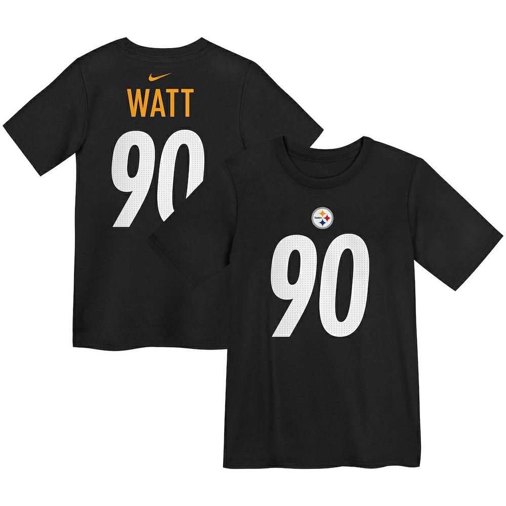 T.J. Watt Pittsburgh Steelers Preschool Player Name & Number T-Shirt Black