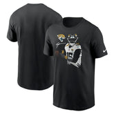 Trevor Lawrence Jacksonville Jaguars Player Graphic T-Shirt Black