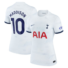 James Maddison Tottenham Hotspur Women's 2023/24 Home Stadium Replica Player Jersey White