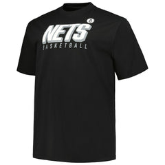 Brooklyn Nets Big & Tall Short Sleeve & Long Sleeve T-Shirt Set Black/White