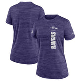 Baltimore Ravens Women's Sideline Velocity Dri-FIT T-Shirt Purple