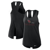Arizona Cardinals Women's Open-Back Crisscross Dri-FIT Tank Top Black