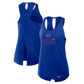 Buffalo Bills Women's Open-Back Crisscross Dri-FIT Tank Top Royal