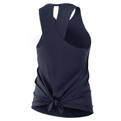 Tennessee Titans Women's Open-Back Crisscross Dri-FIT Tank Top Navy