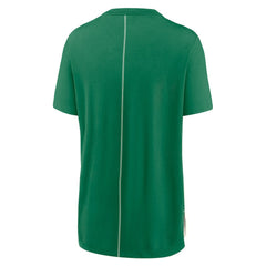 New York Jets Women's Wordmark Tri-Blend T-Shirt Cream/Kelly Green