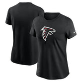 Atlanta Falcons Women's Primary Logo T-Shirt Black