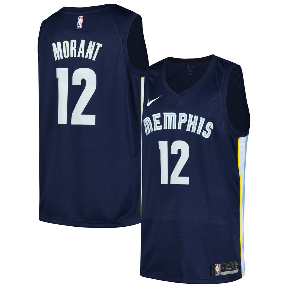 NBA Ja Morant Memphis Grizzlies Swingman Player Jersey - Icon Edition - Navy