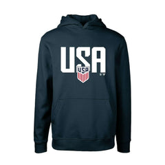 USMNT Levelwear Youth Podium Mascot Pullover Hoodie Navy shop