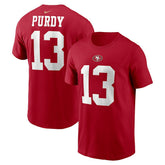 Brock Purdy San Francisco 49ers Youth Player Name & Number T-Shirt Scarlet
