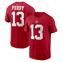 Brock Purdy San Francisco 49ers Youth Player Name & Number T-Shirt Scarlet