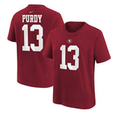 Brock Purdy San Francisco 49ers Preschool Player Name & Number T-Shirt Scarlet