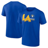 Los Angeles Rams Hometown Offensive Drive T-Shirt Royal