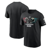 Atlanta Falcons vs. Jacksonville Jaguars 2023 London Game Essential T-Shirt Black