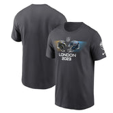 Baltimore Ravens vs. Tennessee Titans 2023 London Game Essential T-Shirt Anthracite