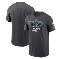 Baltimore Ravens vs. Tennessee Titans 2023 London Game Essential T-Shirt Anthracite