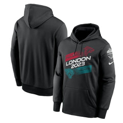 Atlanta Falcons vs. Jacksonville Jaguars 2023 London Game Pullover Hoodie Black