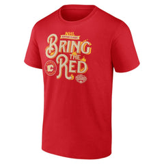 NHL Calgary Flames Fanatics 2023 NHL Heritage Classic Local T-Shirt – Red