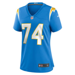NFL Matt Kaskey Los Angeles Chargers Women's Team Game Jersey - Powder Blue