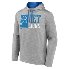 Detroit Lions Never Quit Hoodie Heather Gray