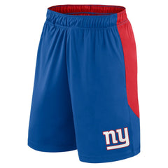 New York Giants Go Hard Shorts Royal/Red