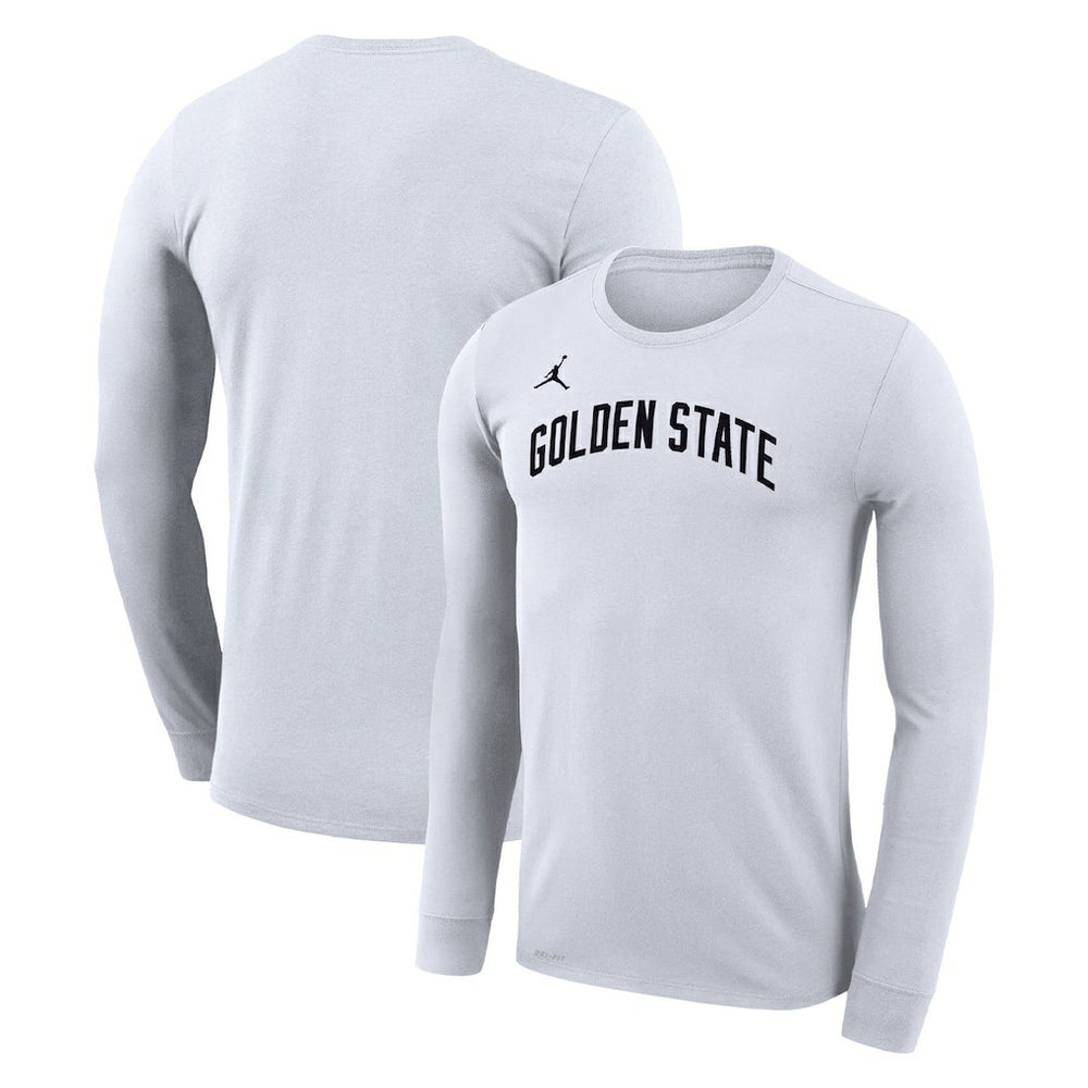 Golden State Warriors Jordan Brand Unisex Statement Edition Legend Performance Long Sleeve T-Shirt White