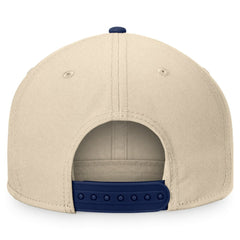 NHL New York Rangers Fanatics Goalaso Snapback Hat - Cream/Navy
