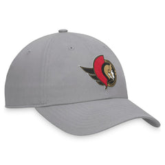 NHL Ottawa Senators Fanatics Extra Time Adjustable Hat - Gray