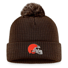 Cleveland Browns Women's Cuffed Knit Hat with Pom Brown