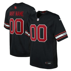 NFL Arizona Cardinals Youth Alternate Custom Game Jersey - Black