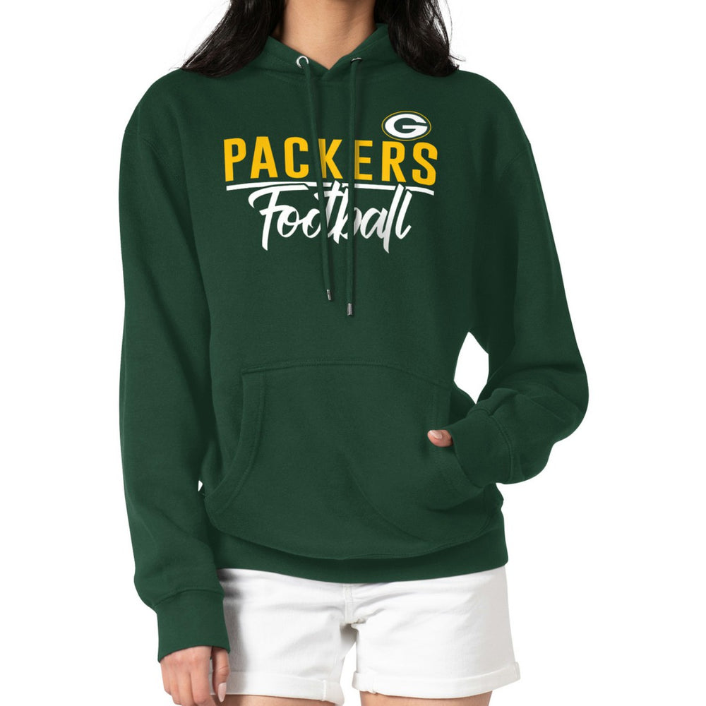 Green Bay Packers G-III 4Her by Carl Banks Women's Graphic Fleece Pullover Hoodie Green