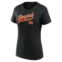 Cincinnati Bengals Women's Start to Finish T-Shirt & Shorts Combo Pack Black