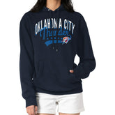 Oklahoma City Thunder G-III 4Her by Carl Banks Women's Filigree Logo Pullover Hoodie - Navy