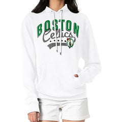 Boston Celtics G-III 4Her by Carl Banks Women's Filigree Logo Pullover Hoodie - White