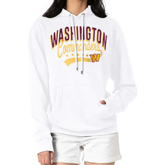 Washington Commanders G-III 4Her by Carl Banks Women's Filigree Logo Pullover Hoodie – White