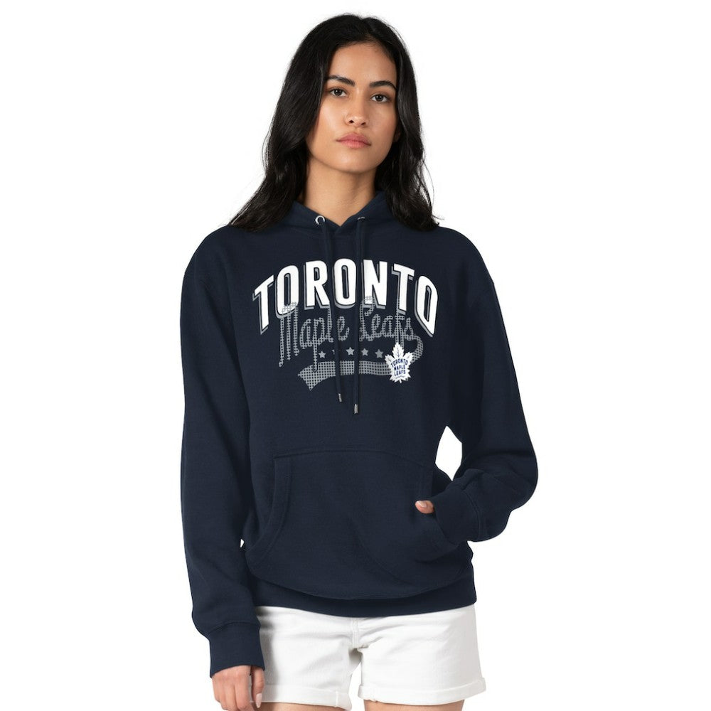 NHL Toronto Maple Leafs G-III 4Her by Carl Banks Women's Filigree Logo Pullover Hoodie – Navy