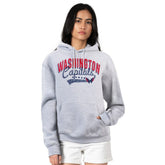 NHL Washington Capitals G-III 4Her by Carl Banks Women's Filigree Logo Pullover Hoodie – Gray